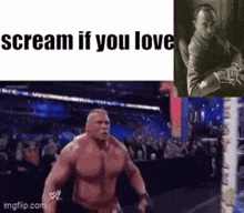 a collage of images with the words `` scream if you love '' .