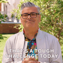 That'S A Tough Challenge Today Bruno Feldeisen GIF - That'S A Tough Challenge Today Bruno Feldeisen The Great Canadian Baking Show GIFs