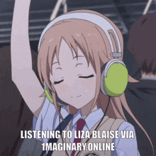 Headphones Anime GIF - Headphones Anime Jam GIFs