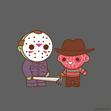 Jason Freddy GIF - Jason Freddy Horror GIFs