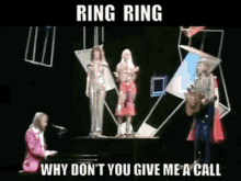 Abba Ring Ring GIF - Abba Ring Ring Why Dont You Give Me A Call GIFs