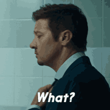 What Mike Mclusky GIF - What Mike Mclusky Jeremy Renner GIFs