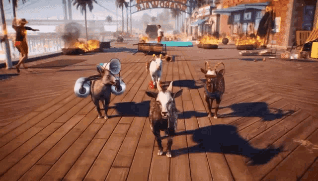 Goat simulator loading screen png gif by DracoAwesomeness on