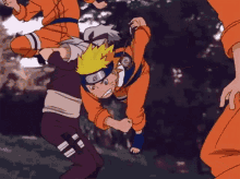 kabuto yakushi naruto anime fight punch