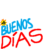 Buenos Dias Sticker
