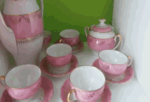 Tea Set Tea Cups GIF