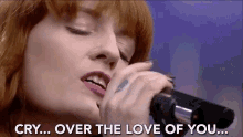 Cry Over The Love Of You Singing GIF - Cry Over The Love Of You Singing Performing GIFs