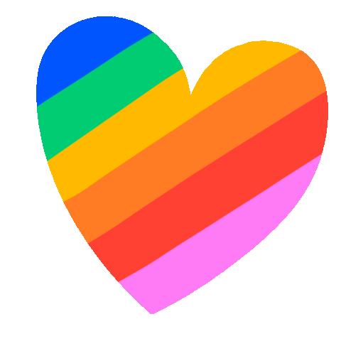Rainbow Heart GIF - Rainbow heart - Discover & Share GIFs