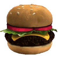 Burger Shop Burger Shop Burger Sticker