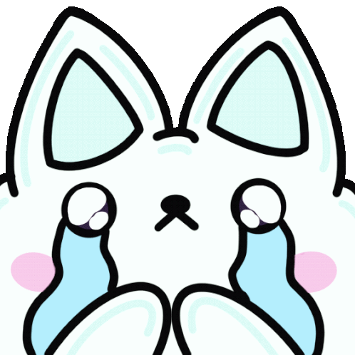 Cry Sad Sticker - Cry Sad Cry Cartoon Stickers
