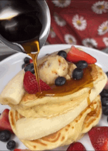 Pancakes Syrup GIF - Pancakes Syrup Fruits GIFs