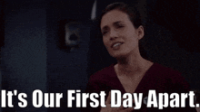 Chicago Med Natalie Manning GIF - Chicago Med Natalie Manning Its Our First Day Apart GIFs