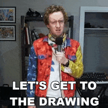 Lets Get To The Drawing Peter Deligdisch GIF - Lets Get To The Drawing Peter Deligdisch Peter Draws GIFs