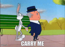 Carry Bugs GIF - Carry Bugs Bunny GIFs