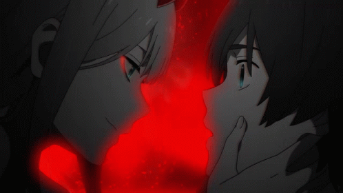 Zero Two Anime GIF - Zero Two Anime Kiss - Discover & Share GIFs