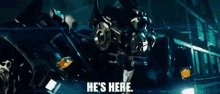 Transformers Ironhide GIF - Transformers Ironhide Hes Here GIFs