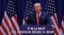 Trump American Dream GIF - Trump American Dream Dead GIFs