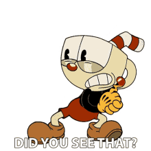 did you see that cuphead the cuphead show have you seen it did you notice