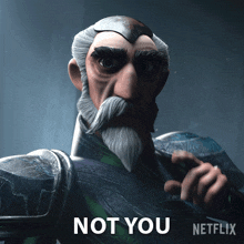 Not You Merlin GIF - Not You Merlin Trollhunters Tales Of Arcadia GIFs