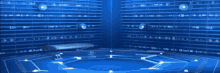 a blue room with the words ibra-shop web on the bottom