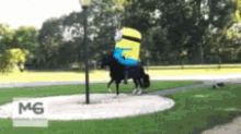 Minion Horse GIF - Minion Horse Hilarious GIFs