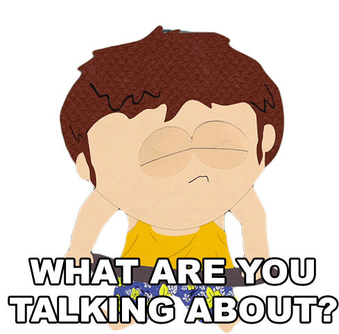 What Are You Talking About Jimmy Valmer Sticker - What Are You Talking About Jimmy Valmer South Park Stickers