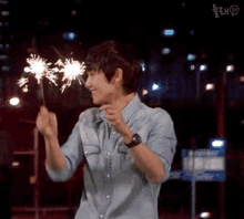 Lee5 Lee Joon GIF - Lee5 Lee Joon Fireworks GIFs
