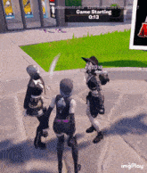 a screenshot of a video game that says ' game starting ' on it
