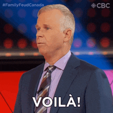 Voila Gerry Dee GIF - Voila Gerry Dee Family Feud Canada GIFs
