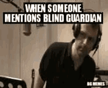 hansi k%C3%BCrsch blind guardian hello there when someone mentions blind guardian blind guardian memes