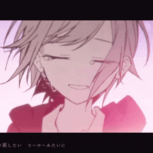 a drawing of a girl with chinese writing on the bottom right
