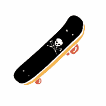 destroyed skateboard