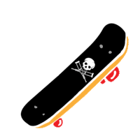 Broken Jackass Sticker - Broken Jackass Skateboard Stickers