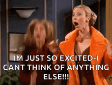 Excited Rachel Green GIF - Excited Rachel Green Phoebe Buffay GIFs
