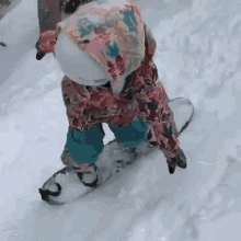 snowboarding child downhill trick kidsdoingthings
