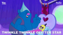 winkle twinkle glitter star trolls topia sing lullaby baby