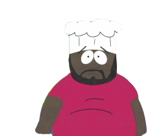 Sad Chef Sticker - Sad Chef South Park Stickers