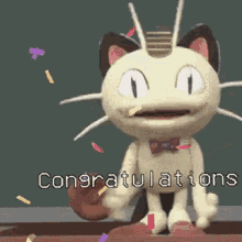 Pokemon Meowth GIF - Pokemon Meowth Celebrate GIFs