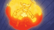 Infernape Pokémon GIF - Infernape Pokémon Flare Blitz GIFs