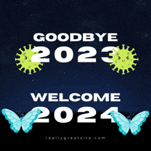 Goodbye-2023 Hello-2024 GIF - Goodbye-2023 Hello-2024 Happy New Year 2024 GIFs