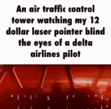 laser pointer air traffic control delta airlines pilot