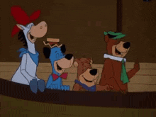 Hanna Barbera Huckleberry Hound GIF - Hanna Barbera Huckleberry Hound Yogi Bear GIFs