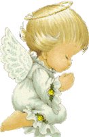 Angel Pray Sticker - Angel Pray Kneel Stickers