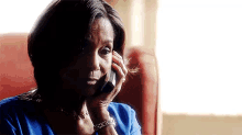 Look Up GIF - Being Mary Jane On The Phone Eyes Up GIFs