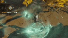 a video game screen shows the ultimate soulstorm ability