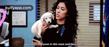 i would kill everyone in this room and then myself. poodle canine stephanie beatriz mammal
