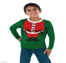 Santa Christmas Sweater GIF
