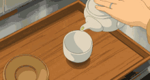 Pour Tea Anime GIF - Pour Tea Anime Ghibli Studios GIFs