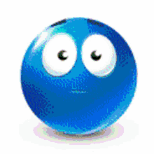 Blue Emoji Stare GIF - Blue Emoji Stare Madiba GIFs