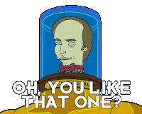 Oh You Like That One Billy Crystals Head Sticker - Oh You Like That One Billy Crystals Head Futurama Stickers